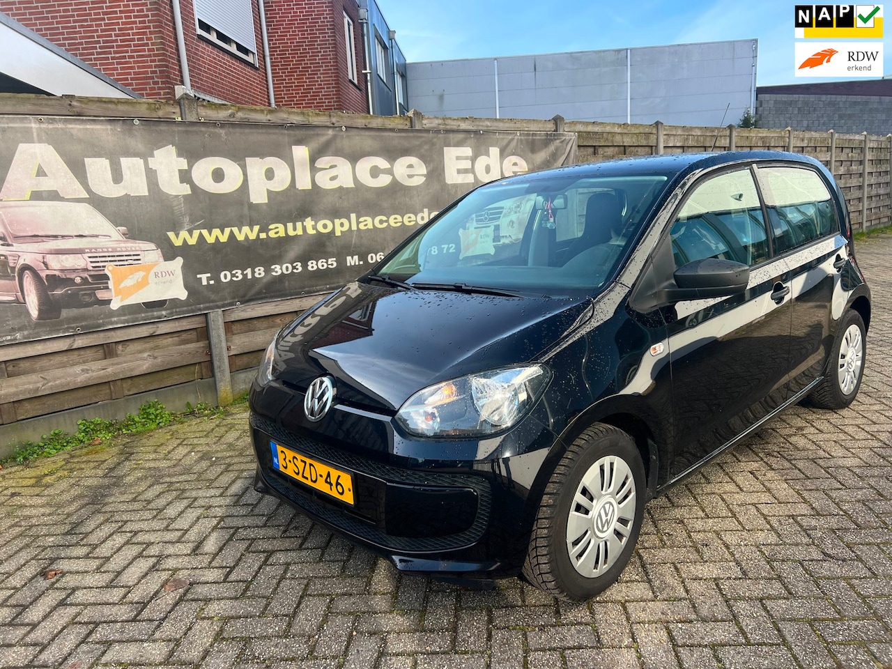 Volkswagen Up! - 1.0 take up! BlueMotion AIRCO ZWART - AutoWereld.nl