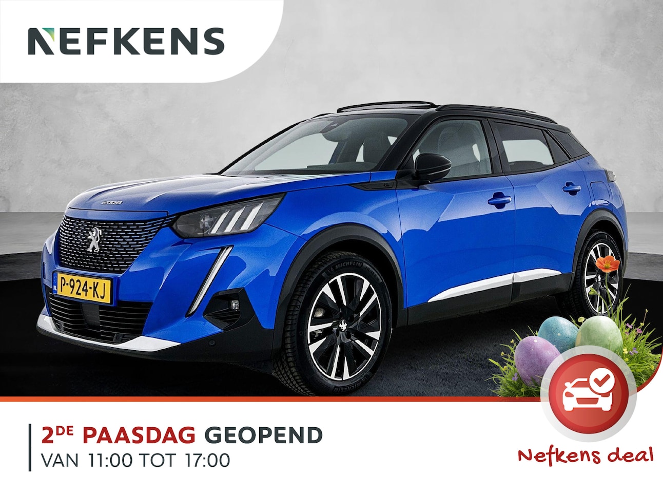 Peugeot e-2008 - EV GT-Line 50 kWh 136pk Automaat | Schuif-/Kanteldak | Leder | Navigatie | Adaptieve Cruis - AutoWereld.nl