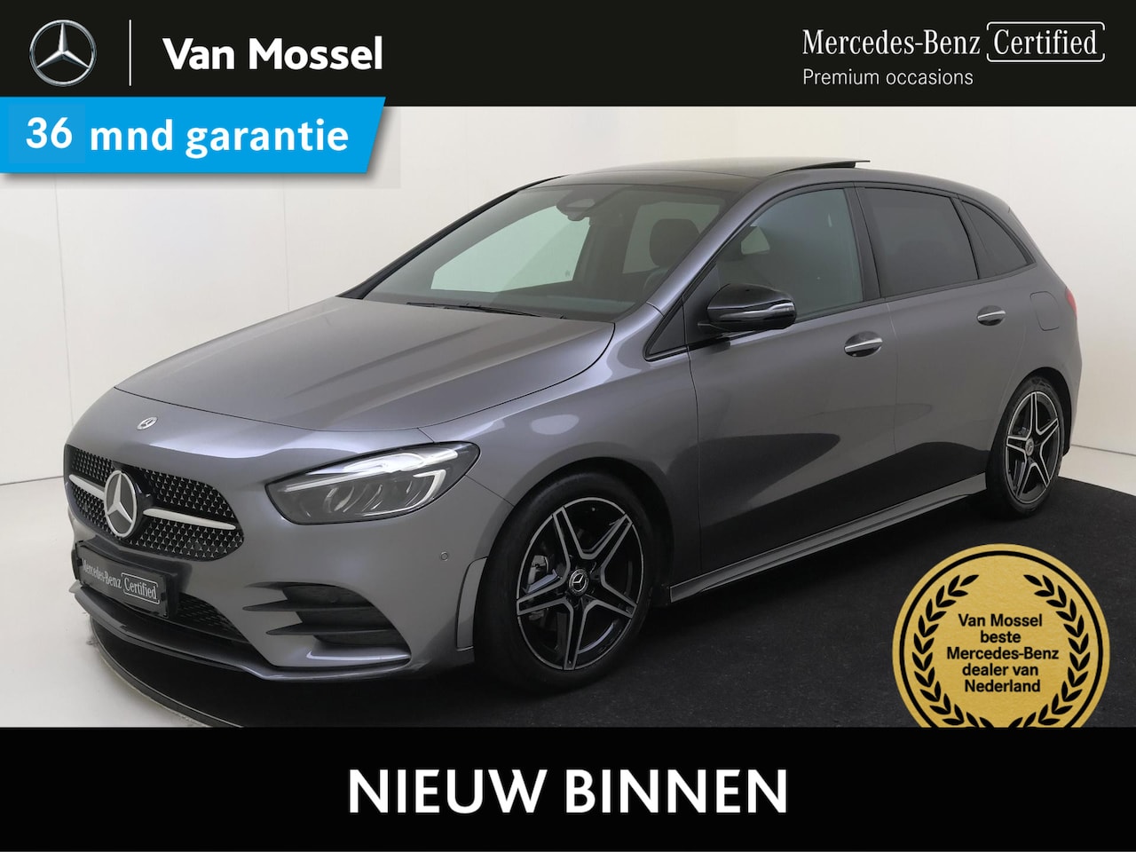 Mercedes-Benz B-klasse - 180 AMG Line Facelift /Panoramadak /Nightpakket /18 Inch /14.403 KM! - AutoWereld.nl