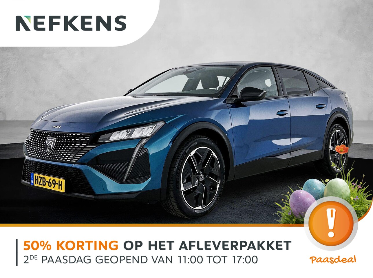 Peugeot e-408 - Allure 58 kWh 210pk | Accu SOH 99,1% | 453km WLTP Actieradius | Lage kilometerstand! | Nav - AutoWereld.nl