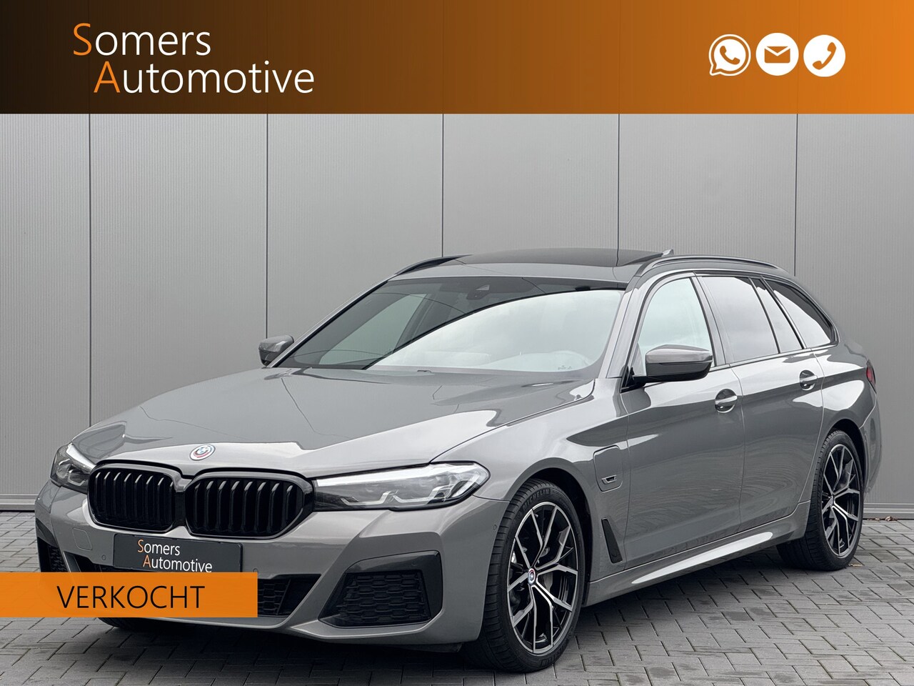 BMW 5-serie Touring - LCI 530e M Sport High Executive | Panorama | Leder | 19" | HiFi Audio | Stoelverwarming v - AutoWereld.nl