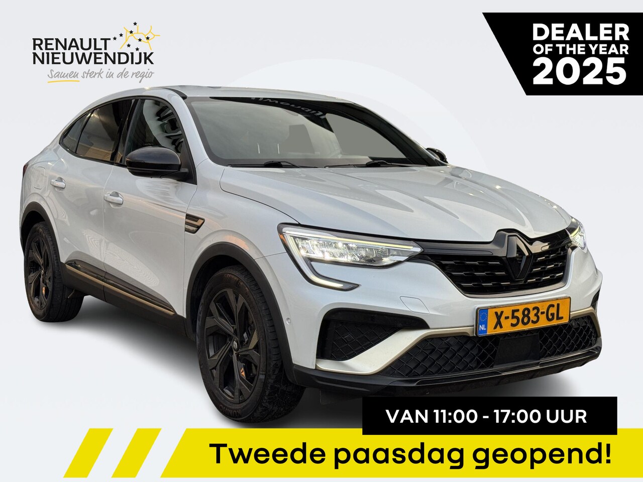 Renault Arkana - 1.6 E-Tech hybrid 145 E-Tech engineered AUTOMAAT / PARKEERSENSOREN + CAMERA / LICHTMETAAL - AutoWereld.nl