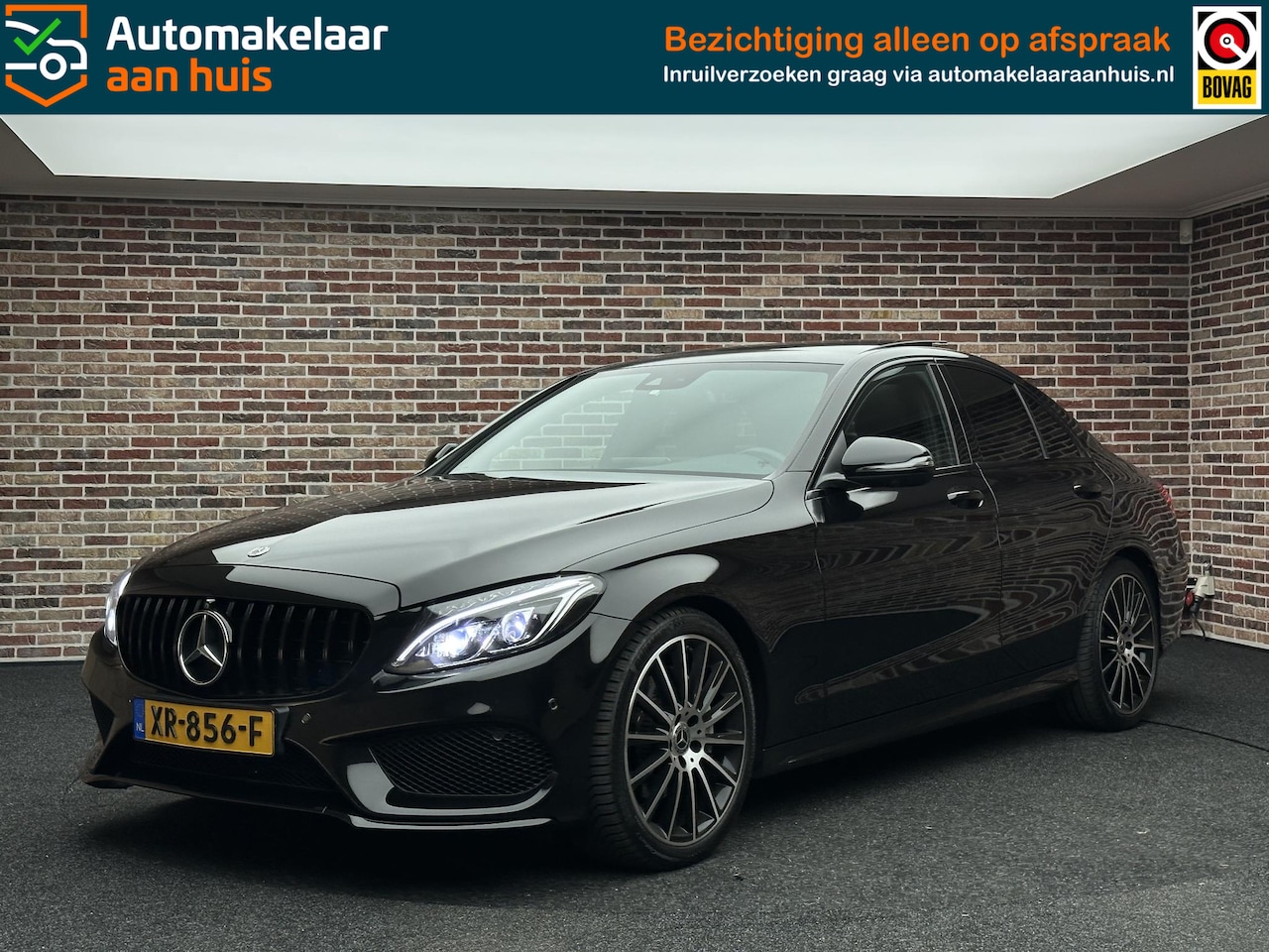 Mercedes-Benz C-klasse - 180 CDI AMG panoramadak 360 camera leder - AutoWereld.nl