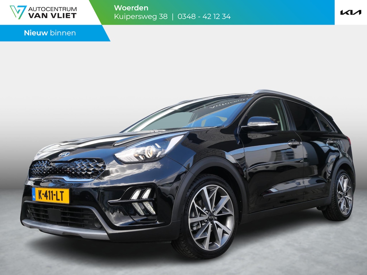Kia Niro - 1.6 GDi Hybrid DynamicLine | Trekhaak | 18''LM | Carplay | Navi | Cruise | - AutoWereld.nl