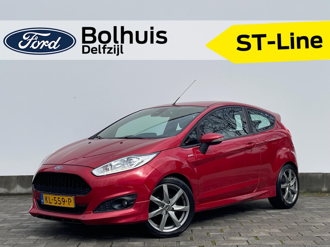 Ford Fiesta - EcoBoost ST Line | Nieuwe distributie | Volledig dealer onderhouden | Navi | Voorruitverwa - AutoWereld.nl