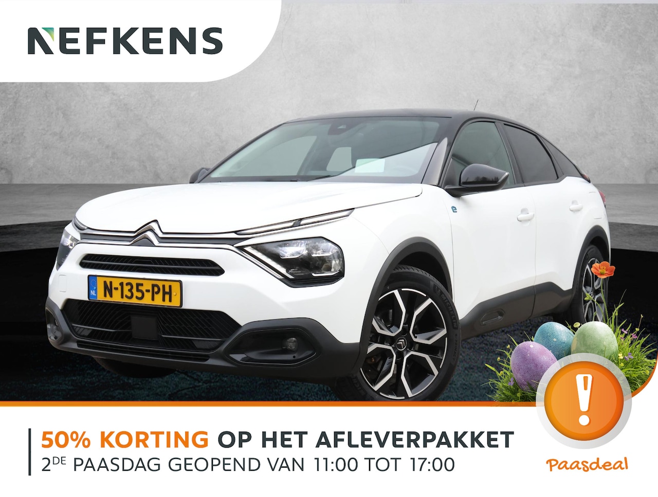 Citroën Ë-C4 - Feel Edition 50 kWh | Navigatie | Verwarmde voorstoelen | Achteruitrijdcamera | Apple Carp - AutoWereld.nl