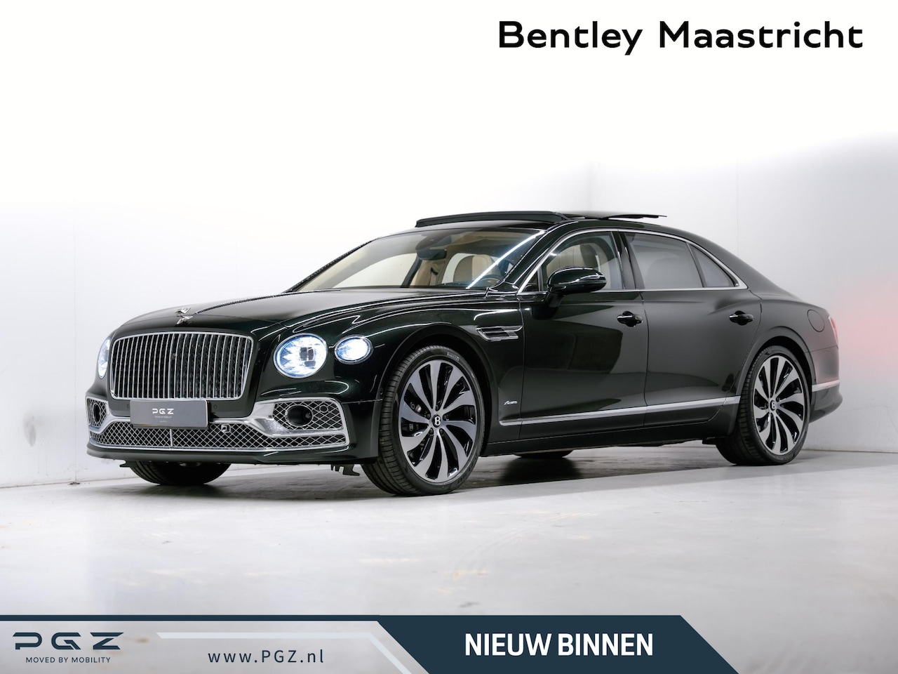 Bentley Flying Spur - 2.9 V6 Hybrid Azure ROTATING|NAIM|FLYING B - AutoWereld.nl