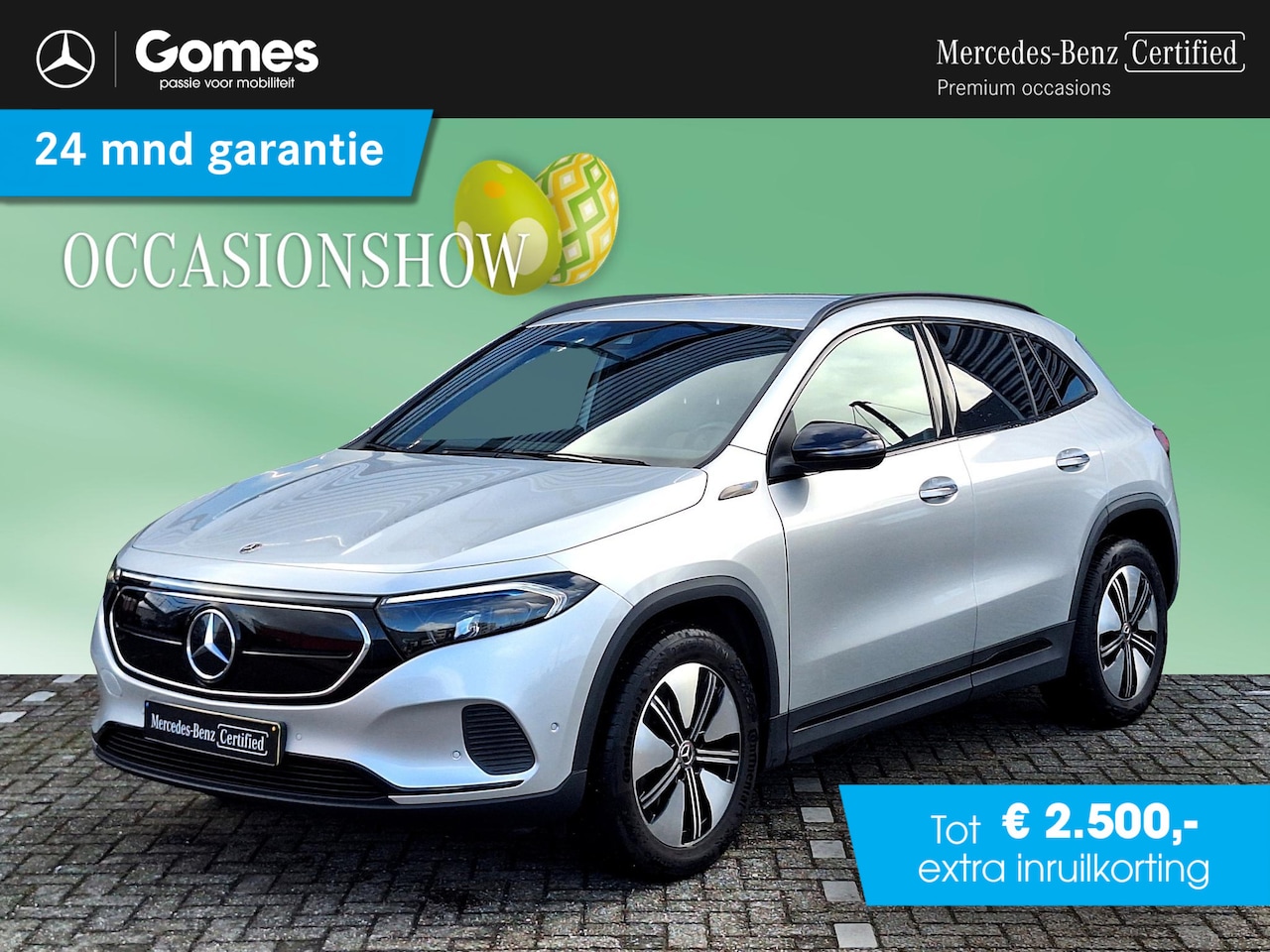 Mercedes-Benz EQA - 250 Electric Art 67 kWh | Night pakket | Achteruitrijcamera | Dodehoekassistentie | Keyles - AutoWereld.nl