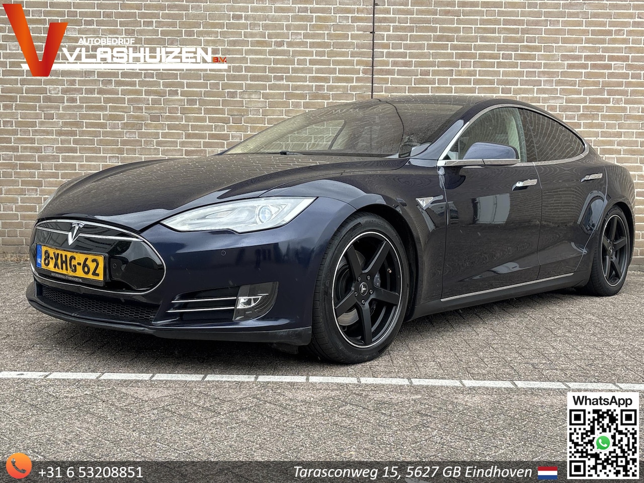 Tesla Model S - 85 Base | Nappa Leder | Luchtvering | Climate | Cruise | Navi | Camera | - AutoWereld.nl