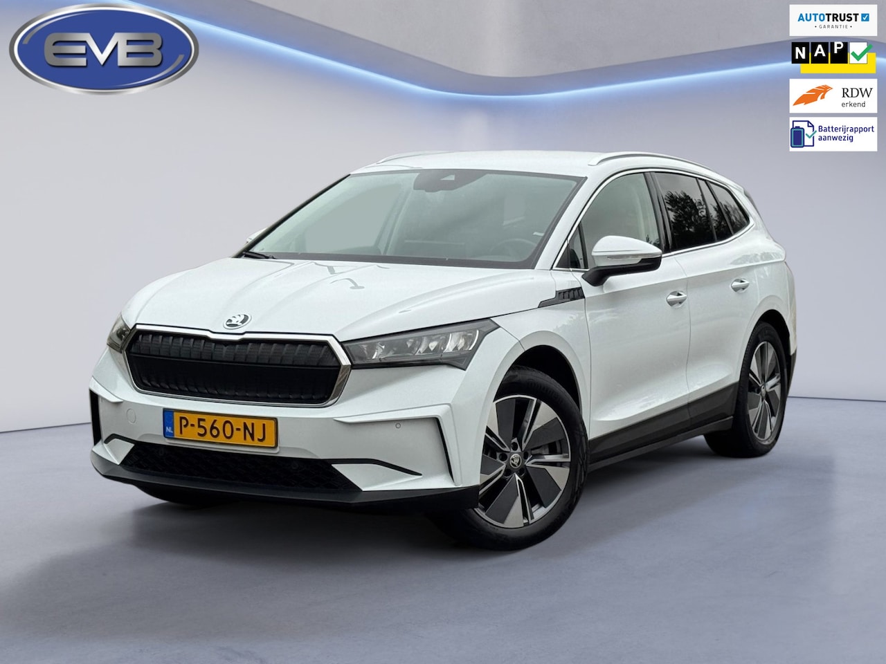 Skoda Enyaq iV - 80 80, achteruitrijcamera, 1/2 lederen sportinterieur, adaptief cruise, stoelverwarming, 1 e - AutoWereld.nl
