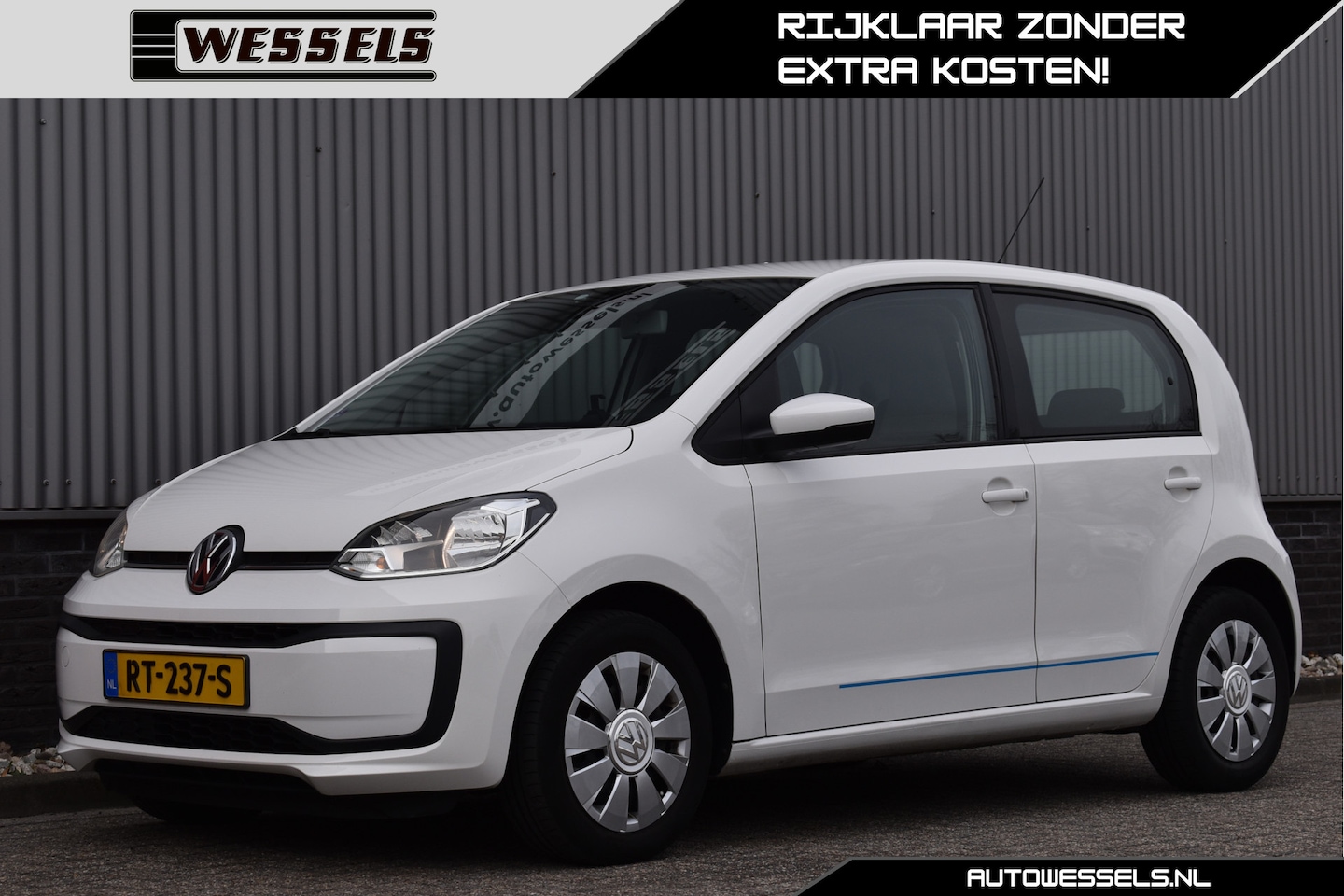 Volkswagen Up! - 1.0 BMT move up! DAB, Elek.ramen, A/C, Origineel NL - AutoWereld.nl