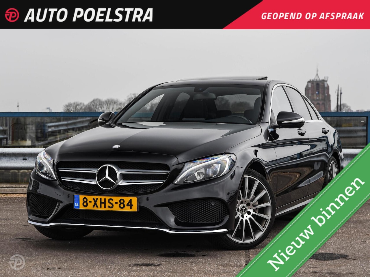 Mercedes-Benz C-klasse - 220 CDI AMG | Schuifdak | Navigatie | Trekhaak | LED | Leder | Stoelverwarming | Sfeerverl - AutoWereld.nl