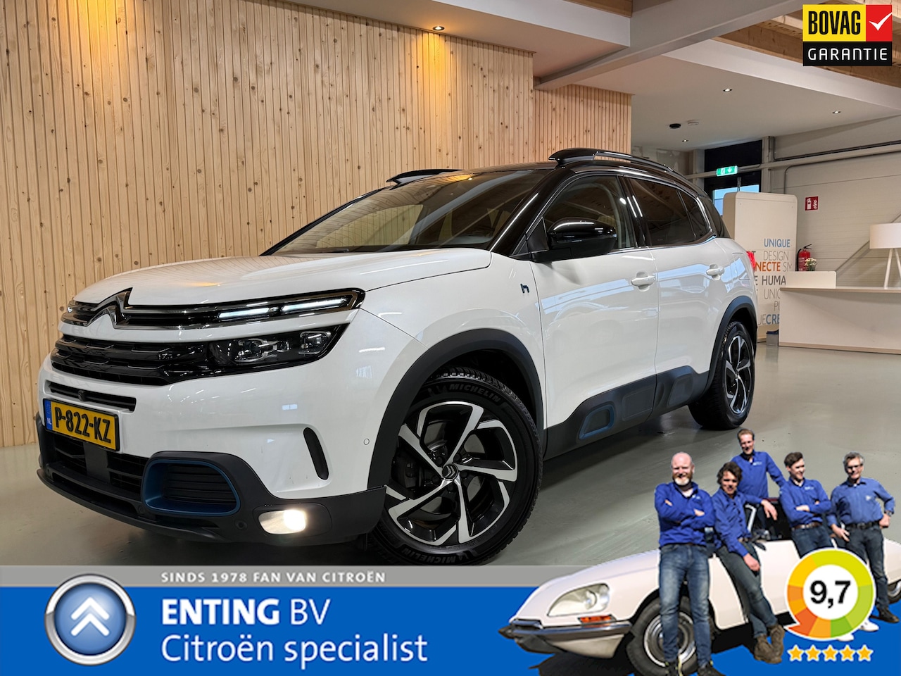 Citroën C5 Aircross - 1.6 Plug-in Hybrid 225 SHINE EAT8 360 CAM ADAPT CRUISE TREKHAAK - AutoWereld.nl