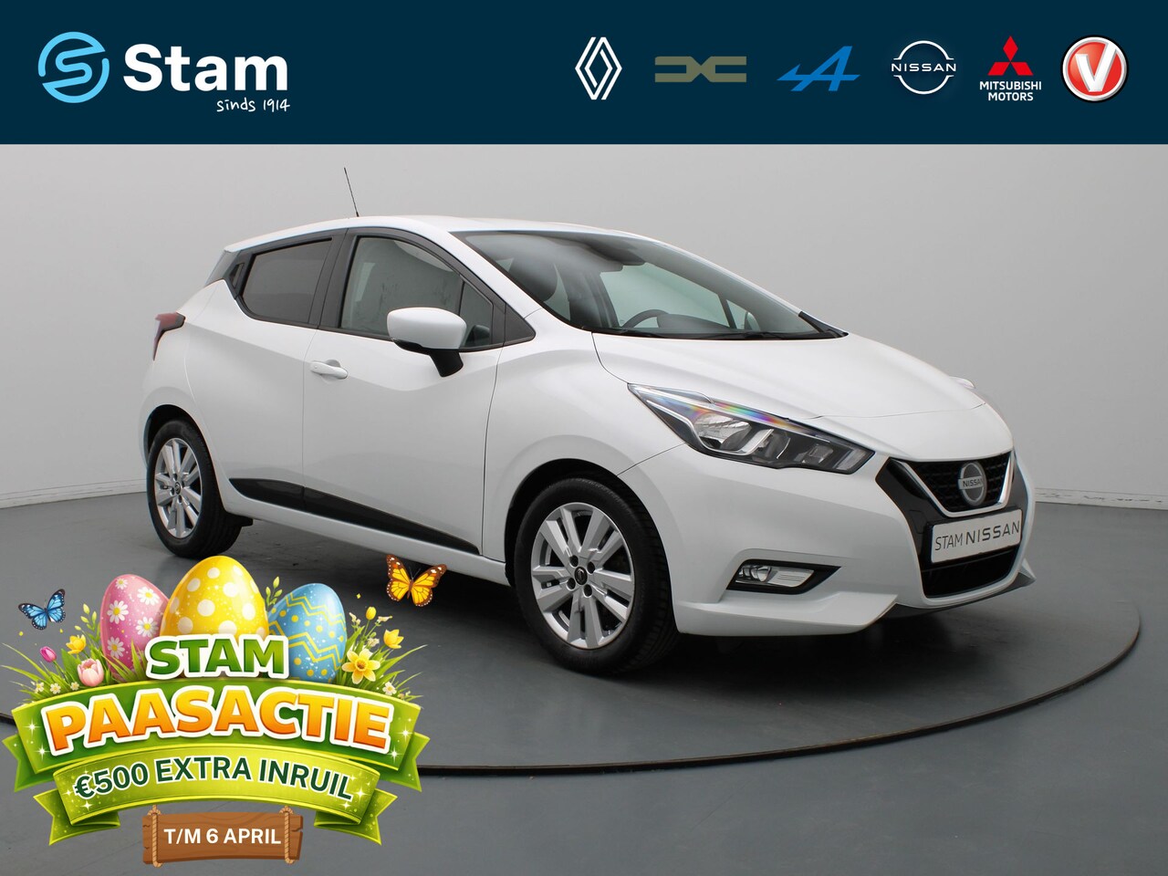 Nissan Micra - IG-T 101pk Tekna Airco | Cruise | Navi | Parkeersens. achter - AutoWereld.nl