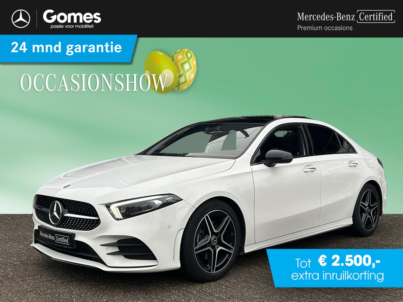 Mercedes-Benz A-klasse - Limousine 180 AMG | Panoramadak | Cruise Control | Stoelverwarming - AutoWereld.nl