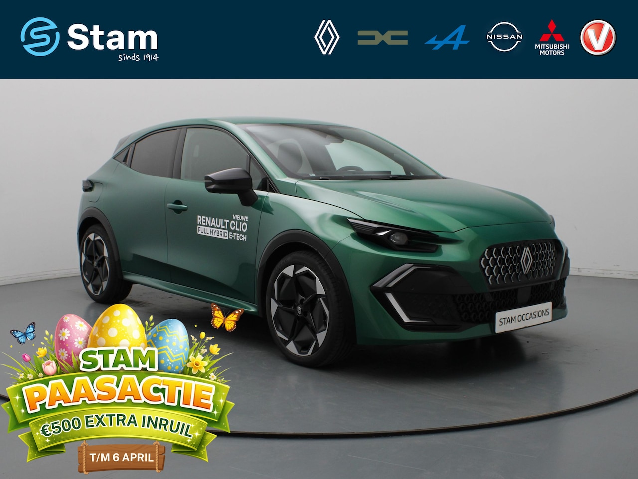 Renault Clio - techno full hybrid E-Tech 160 pk 360° Camera | Adapt. Cruise | Parkeersens. v+a | Stoelver - AutoWereld.nl