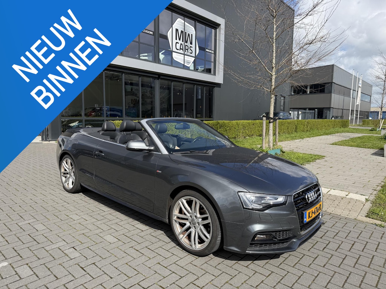 Audi A5 Cabriolet - 1.8 TFSI S-Line Leder, S-Line interieur, Nekverwarming - AutoWereld.nl
