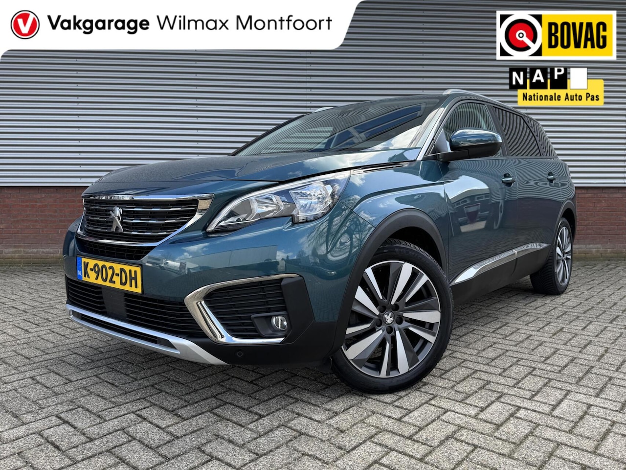 Peugeot 5008 - PureTech Blue Lease Premium Avantage|7Pers.|Trekhaak|Camera|Cruise|Keyless|Automaat| - AutoWereld.nl