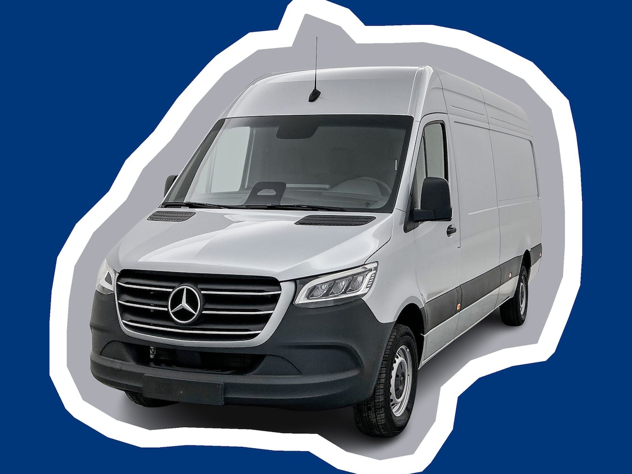 Mercedes-Benz Sprinter - 317 1.9 CDI L3 Select Navigatie Distronic Betimmering Trekhaak 3500kg Led - AutoWereld.nl