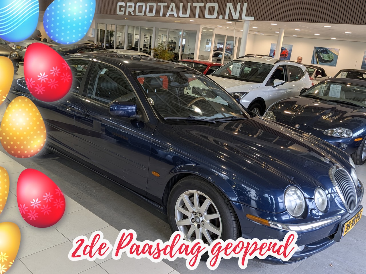 Jaguar S-type - 3.0 V6 Executive OPKNAPPER Airco, Cruise Control, Stuurbekrachtiging, Youngtimer - AutoWereld.nl