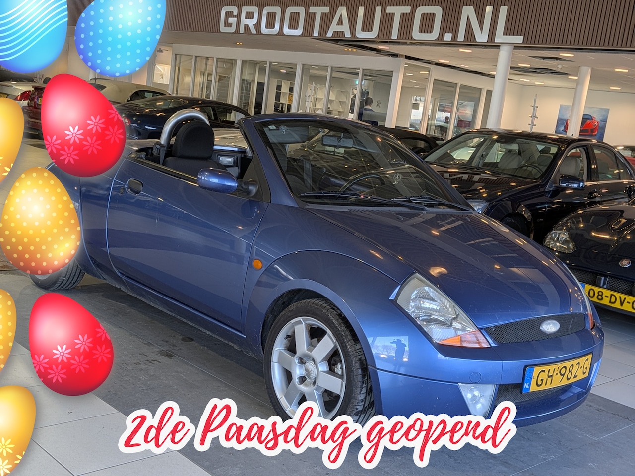 Ford Streetka - 1.6 OPKNAPPER Lichtmetalen velgen, Stuurbekrachtiging - AutoWereld.nl