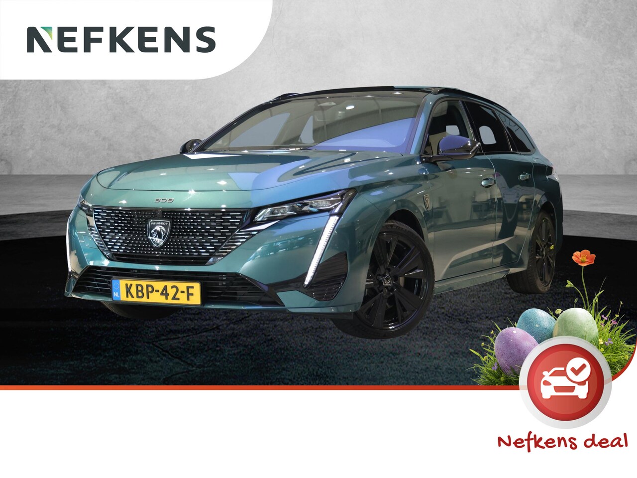 Peugeot 308 SW - GT Plug-in Hybrid 225 pk Autmaat | Schuifdak | 360 Camera | Handsfree Achterklep | Elektri - AutoWereld.nl
