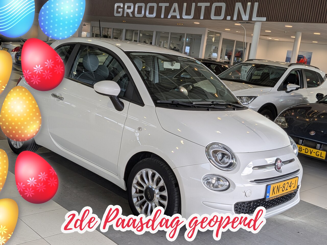 Fiat 500 - 0.9 TwinAir Turbo Popstar Airco, Stuurbekrachtiging - AutoWereld.nl