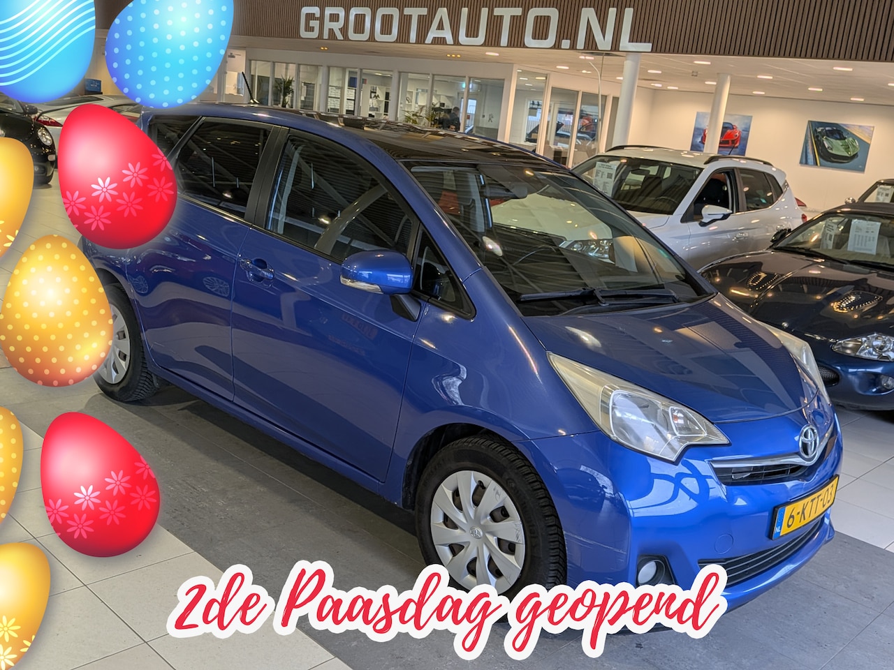 Toyota Verso S - 1.3 VVT-i Aspiration Automaat Panoramadak, Airco, Stuurbekrachtiging - AutoWereld.nl