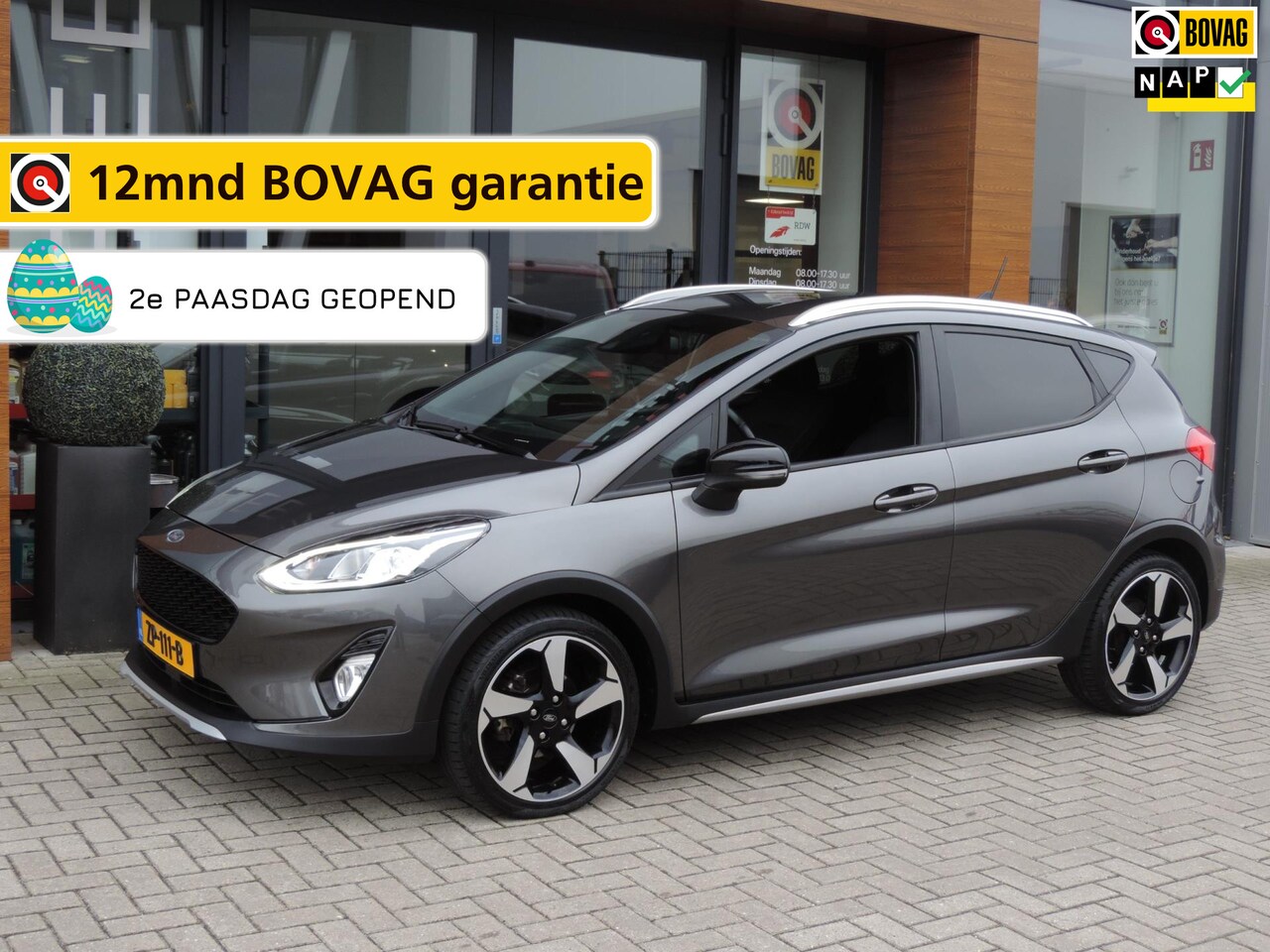 Ford Fiesta - 1.0-T Active | ECC | Winterpack | PDC | CarPlay | B&O | 17” Allseason | Priv.glas | Adapt. - AutoWereld.nl