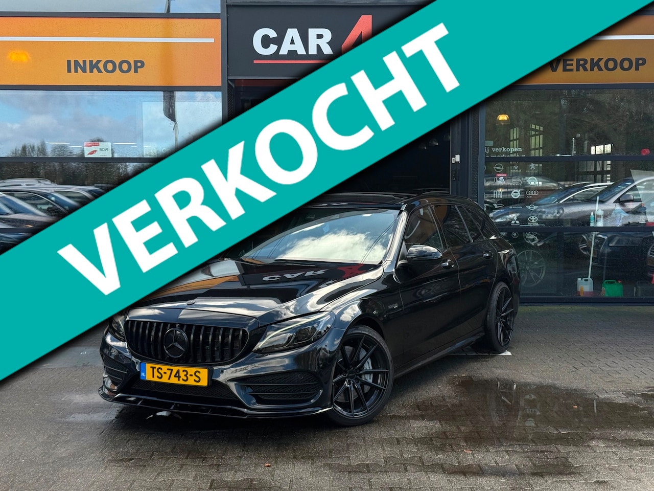 Mercedes-Benz C-klasse Estate - AMG 43 4MATIC PANO/BURMESTER/MEMORY/TREKHAAK/CARPLAY/BOMVOL IN OPTIES - AutoWereld.nl