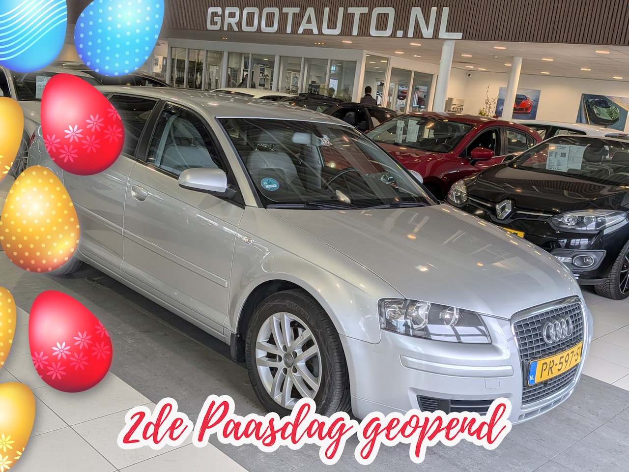 Audi A3 Sportback - 2.0 FSI Attraction Automaat Airco, Cruise Control, Trekhaak, Stuurbekrachtiging - AutoWereld.nl