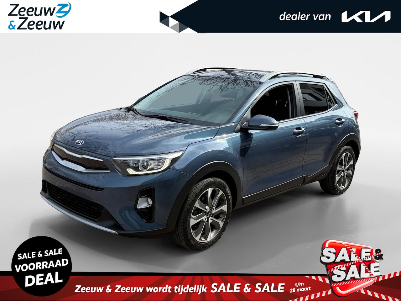 Kia Stonic - Dynamicline AUTOMAAT | CLIMATE CONTROL | NAVIGATIE | PARKEERSENSOREN! - AutoWereld.nl