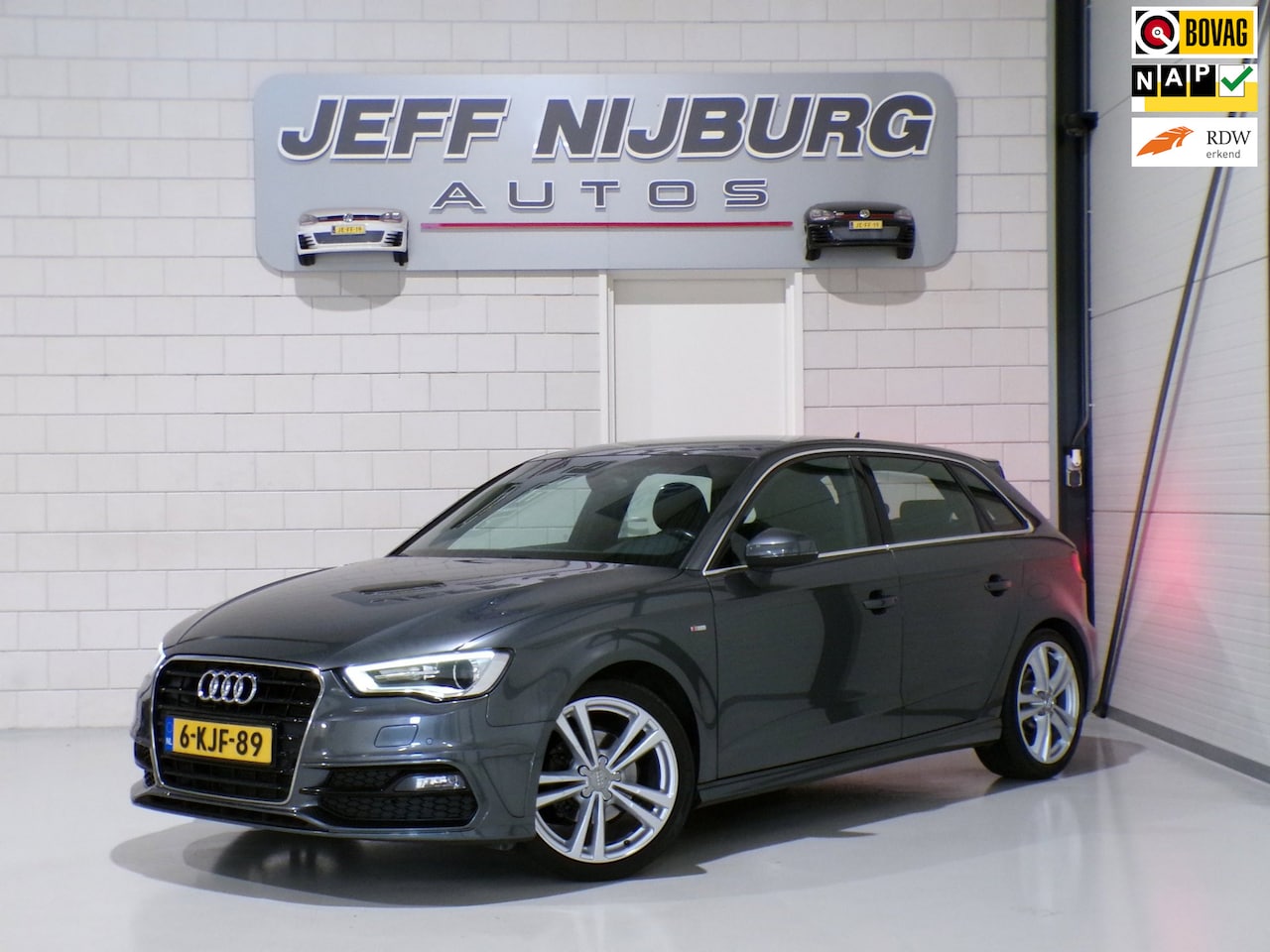 Audi A3 Sportback - 1.4 TFSI Automaat! "Origineel NL!" 2X S-Line Xenon-LED Pakeersensoren Leer Sportstoelen Ni - AutoWereld.nl