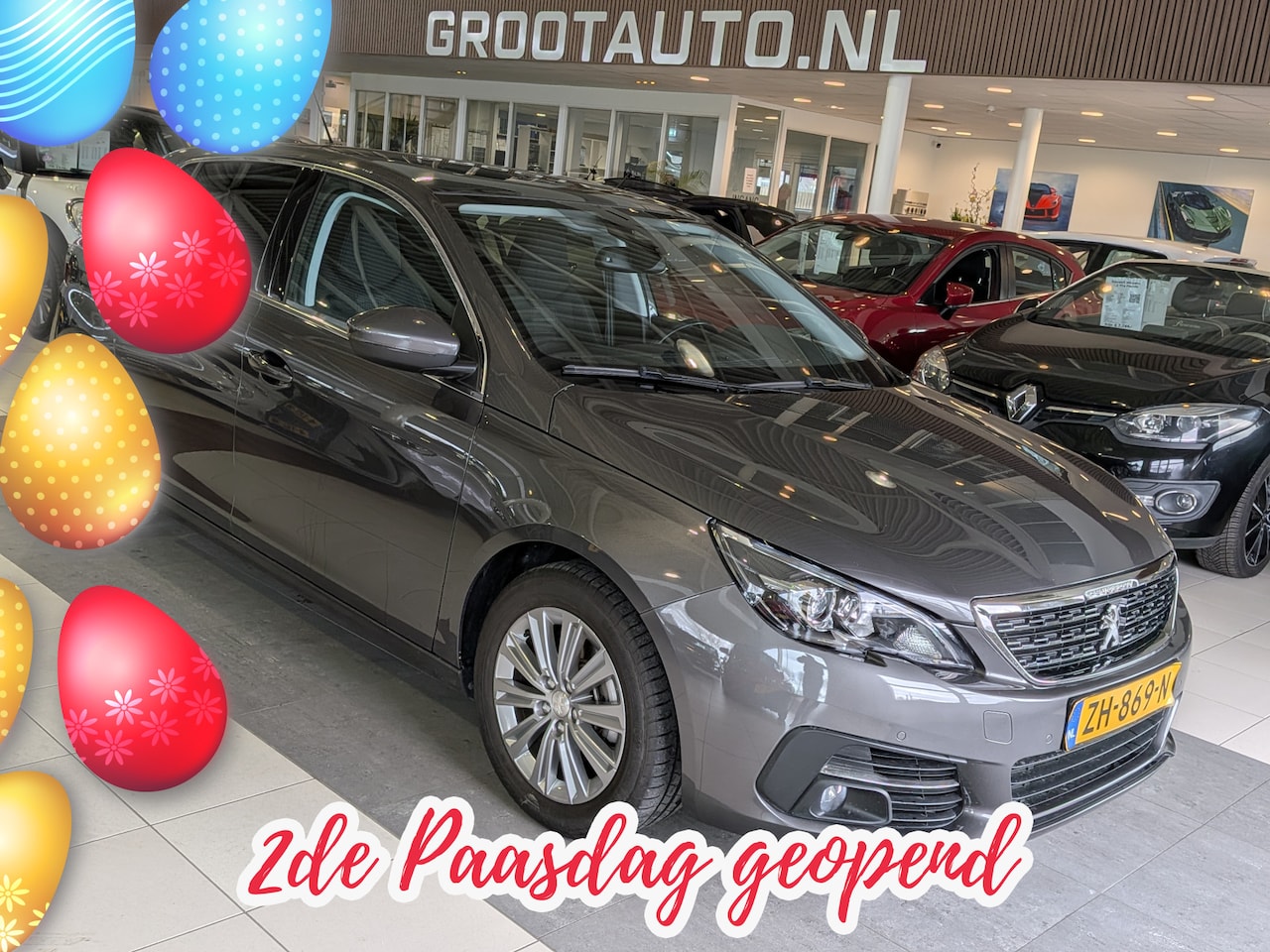 Peugeot 308 - 1.2 PureTech Blue Lease Premium NAP 17.047km, Panoramadak, Airco, Stuurbekrachtiging - AutoWereld.nl