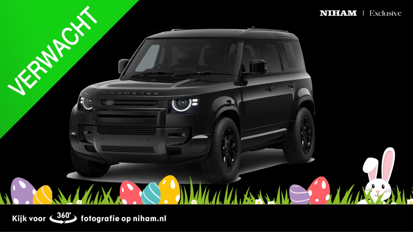 Land Rover Defender 110 - 2.0 P300e 110 X-Dynamic SE SANTORINI BLACK|PANO DAK|TREKHAAK|20"LM VELGEN|COLD CLIMATE PAC - AutoWereld.nl