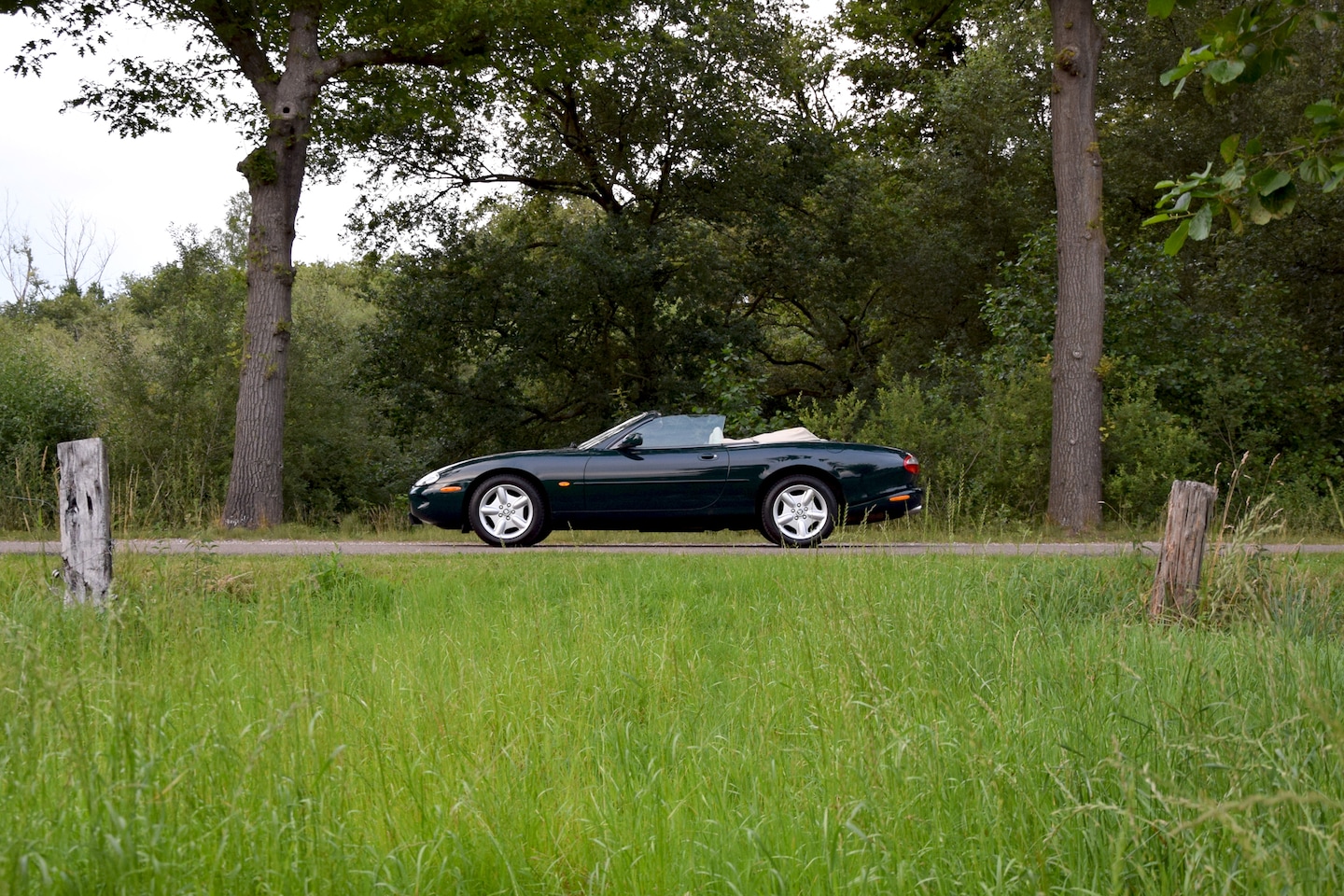 Jaguar XKR - 4.0 V8 Convertible Brooklands Green – 164.179km – Y1997 - AutoWereld.nl
