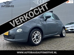 Fiat 500 - 1.2 Lounge *APK 09-2026* AIRCO+1/2 LEDER+SPORTSTOELEN+LICHTMETALEN VELGEN+ELEK.PACK+