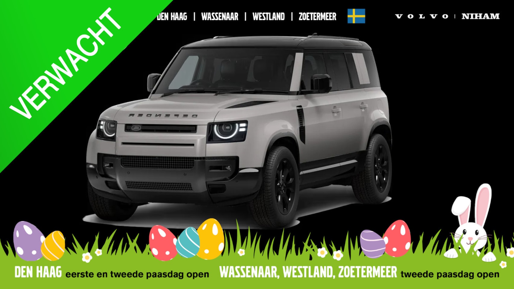 Land Rover Defender 110 - 2.0 P300e 110 X-Dynamic SE BORASCO-GREY|PANO DAK|TREKHAAK|20"LM VELGEN|COLD CLIMATE PACK|S - AutoWereld.nl