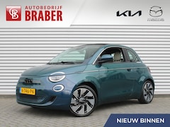 Fiat 500 C - La Prima 42 kWh | Schuifdak | Stoelverwarming | Camera | Dodehoek detectie | LED | Cruise