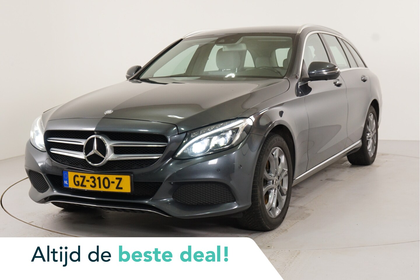 Mercedes-Benz C-klasse Estate - 350 e PHEV 280 pk | Trekhaak | Leder | 360 Camera | El. Stl. verst. | Burmester | Stl. ver - AutoWereld.nl