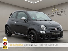 Fiat 500 C - 1.0 Hybrid Rockstar 2021 ZWART | Cabriolet | Leder | Sport
