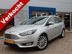 Ford Focus Wagon - 1.0 125PK Titanium | Voorruitverwarming | Trekhaak | nw distr.riem | 17-inch | PDC |