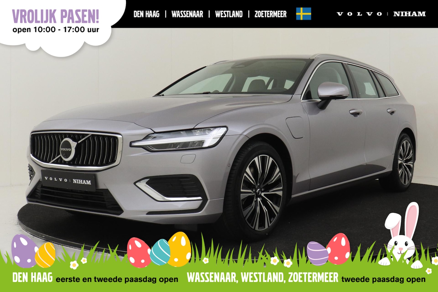 Volvo V60 - T8 PLUG-IN HYBRID AWD ULTRA BRIGHT -PANO.DAK|BOWERS&WILKINS|GEVENT.LEDER+MASSAGE|HEAD-UP D - AutoWereld.nl