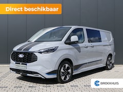 Ford Transit Custom - 320 2.5 PHEV L2H1 Sport DC | Dubbele Cabine | 19 Inch | Dubbele Schuifdeur | Trekhaak | Ad