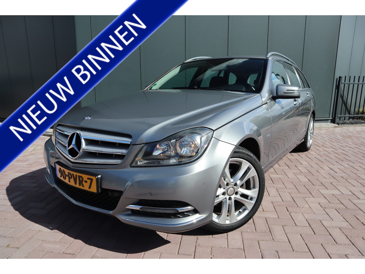 Mercedes-Benz C-klasse Estate - 180 Business Class Avantgarde Automaat Facelift Half leder Navigatie Draaibare Trekhaak - AutoWereld.nl