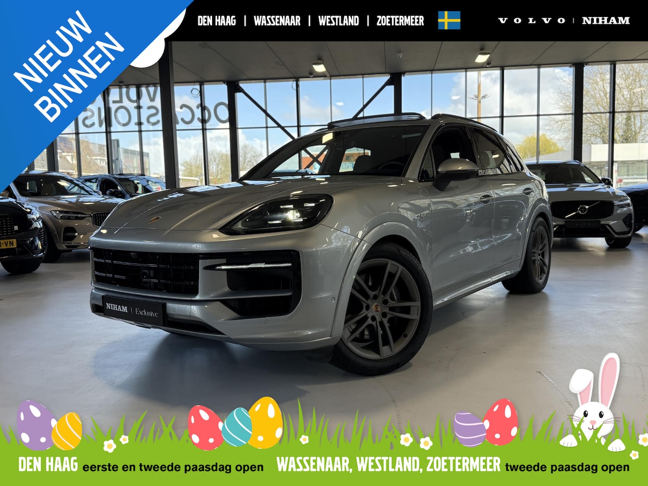 Porsche Cayenne - 3.0 E-Hybrid FOTO REP. VOLGT|SPORT CHRONO|PANO-DAK|360 CAMERA|LUCHTVERING|TREKHAAK|DOLOMIE - AutoWereld.nl