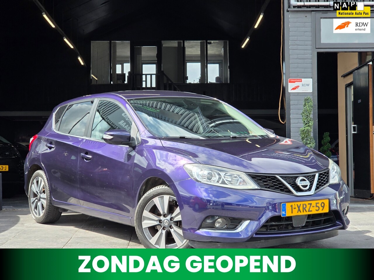 Nissan Pulsar - 1.2 DIG-T Tekna|Airco|Navi|Leer|Camera|NAP|APK - AutoWereld.nl