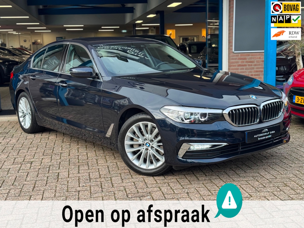 BMW 5-serie - 530i Executive LUXURY 2017 NAVI LEDER CLIMA NAP! - AutoWereld.nl