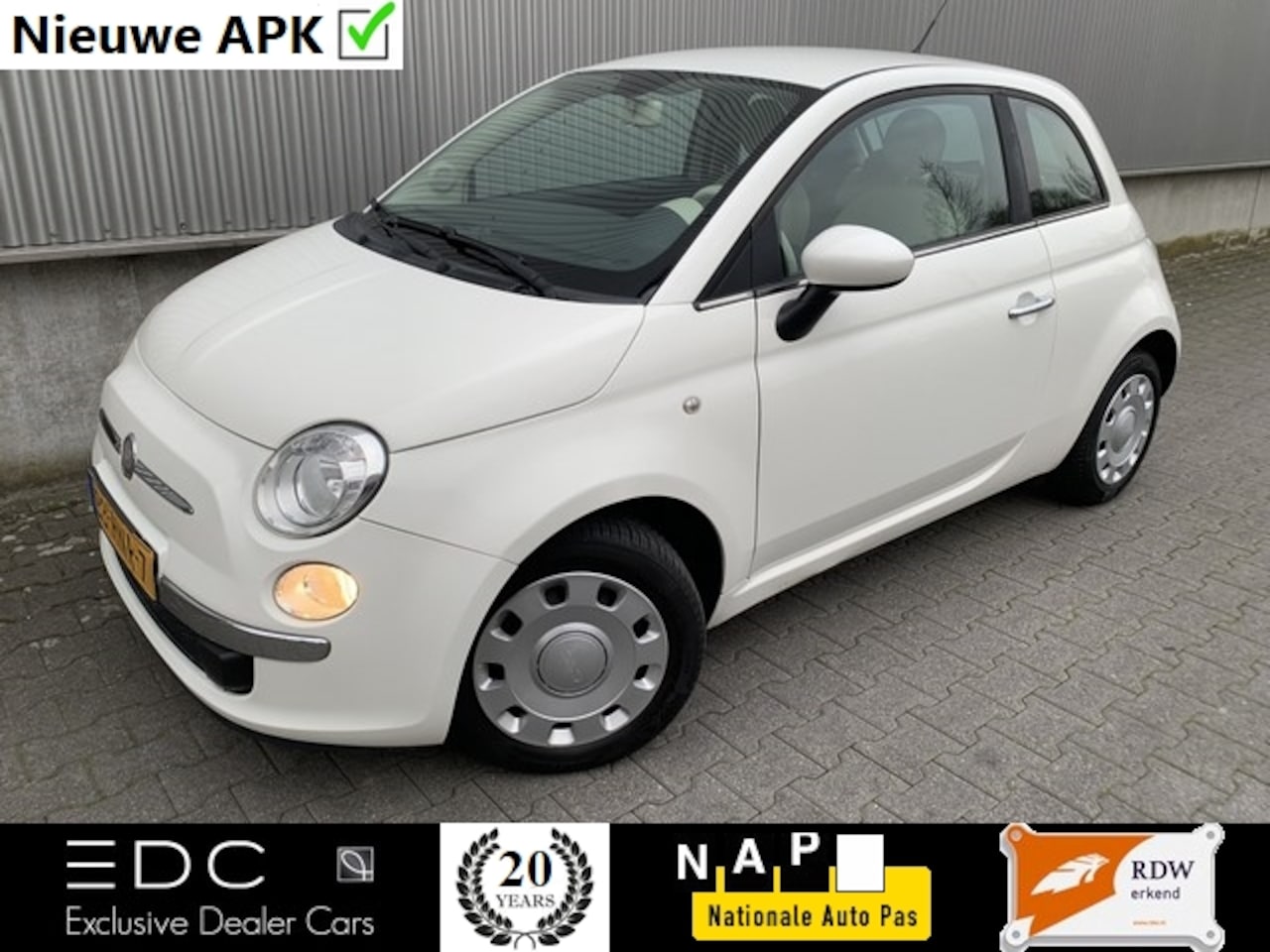 Fiat 500 - 1.2 Airco | Elektr. Ramen | Ned. Auto met NAP Etc. - AutoWereld.nl