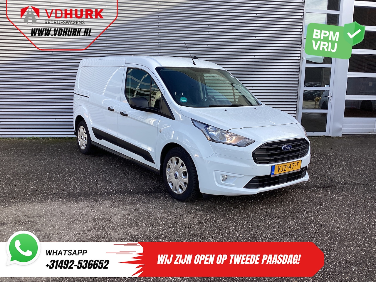 Ford Transit Connect - 1.0 100 pk L2 BENZINE NL Auto/ 3 Pers./ Trekhaak/ DAB/ Cruise/ Airco - AutoWereld.nl